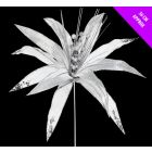 Davies Products Christmas Super Flower Pick - Silver