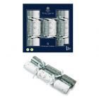 Tom Smith Christmas Crackers - Pack of 6 - Silver & White