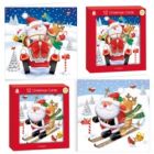 Anker Cute Santa Christmas Cards - Pack 12