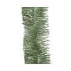 Kaemingk Christmas Tinsel Garland 270cm Shiny Sage Green