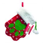 KONG Christmas Holiday Stocking Paw - Large