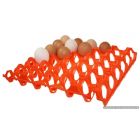 ETON Plastic Egg Tray Orange - holds 30 chicken eggs - Orange