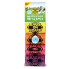 Bags On Board Dog Poo Refill Rolls - Rainbow - 4 x 15 Bags