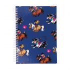 Hy Equestrian Thelwell Collection Notebook - Race - Cobalt Blue