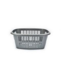 TML Rectangular Laundry Basket Large - Silver