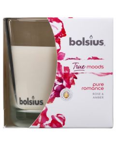 Bolsius Fragranced Candle In A Glass - Pure Romance