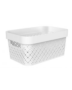 Curver Terazzo Storage Basket - 4.5L - White