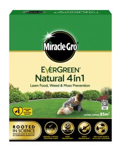 Miracle-Gro Natural 4 in 1 Feed, Weed & Mosskiller - 85m2