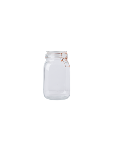Sabichi Copper Clip Top Glass Jar - 1500ml