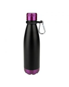 Pioneer Vacuum Bottle - 0.5L - Purple & Black