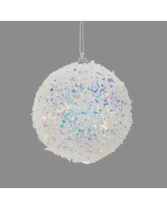 Davies Products Christmas Unicorn Iridescent Bauble - 12cm 