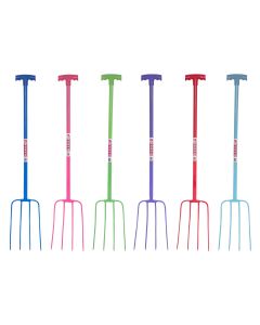 4 PRONG MANURE FORKS T-HANDLE