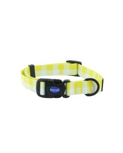 ANCOL SOHO PET COLLAR YELLOW CHECK