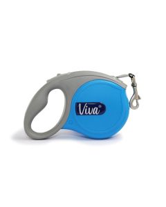 ANCOL VIVA RETRACTABLE LEAD BLUE