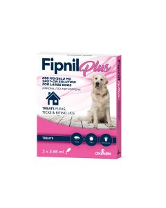 Fipnil Plus Spot-On For Large Dogs 20-40Kg - 3 Pipettes