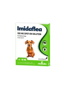 Imidaflea 100Gm Spot-On For Medium Dogs 4-10Kg - 3 Pipettes
