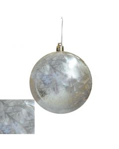 Davies Products Christmas Bauble Decorations Feather Tree Bauble 10cm - Champagne