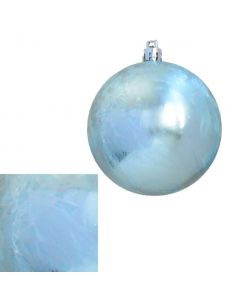 Davies Products Feather Christmas Tree Bauble 8cm - Ice