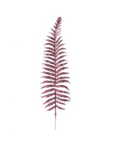 Davies Products Glitter Fern Pick Christmas Decoration - 40cm Blush