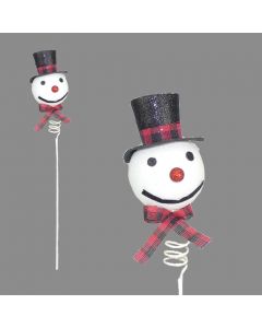 Davies Products Snowman Spring Pick Christmas Decoration - 48cm