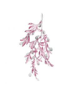 Davies Products Dainty Diamante Drop Christmas Tree Bauble - 26cm Blush