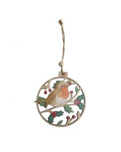 Davies Products Robin Hanger Christmas Tree Decoration - 12cm