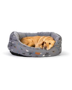 Danish Design Fatface Marching Dogs Deluxe Slumber Bed