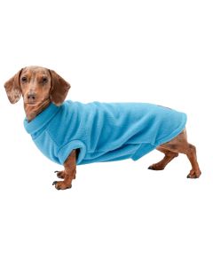 FIREFOOT FLEECE DACHSHUND JUMPER BLUE