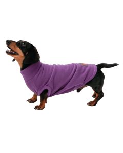 FIREFOOT FLEECE DACHSHUND JUMPER PURPLE