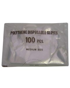 Gloves Disposable Shoulder Polygloves - Pack of 100