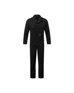 FORT ZIP FRONT COVERALL BLACK