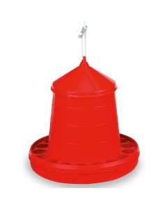 Gaun Poultry Feeder Plastic - 4kg - Red