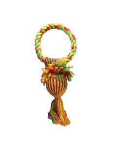 GOOD BOY TUG THREADS SQUEAKY BALL & RING