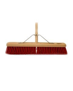 HILLBRUSH TRADE PLATFORM BROOM WITH FITTED HANDLE