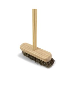 HILLBRUSH STIFF DECK SCRUB UNION MIX WITH HANDLE