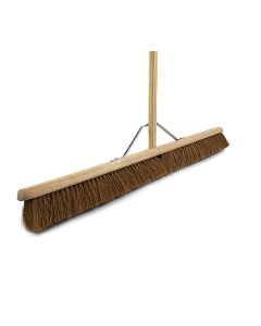 HILLBRUSH BUDGET PLATFORM BROOM WITH FITTED HANDLE