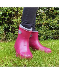 LBC ULTRALIGHT ANKLE BOOTS BURGUNDY