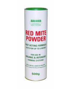 Barrier Red Mite Powder - Chicken Treatment 500g Shaker