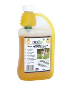 PUREFLAX 100% NATURAL FLAX OIL FOR DOGS