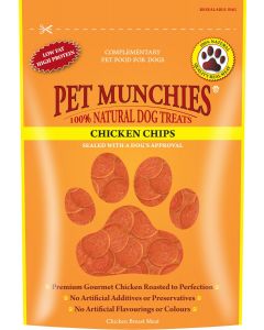 Pet Munchies Chicken Chips - 100g - Chicken - Pack of 8