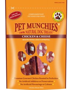 Pet Munchies Chicken & Cheese - 100g - Pack of 8