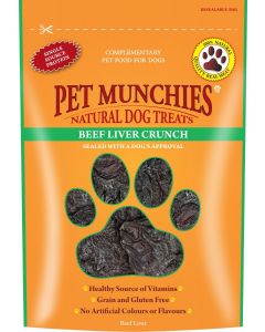 Pet Munchies Beef Liver Crunch - 90g - Pack of 8