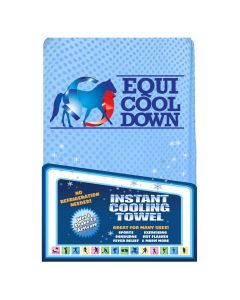 Equi Cool Down Large Towel - Blue - 13.5" x 31.5"