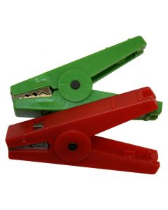 Agrifence Croc Clips - Red/Green - Pack of 2