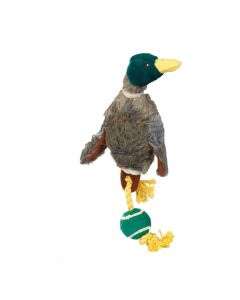 House of Paws Toy with Tennis Ball Tail - Duck