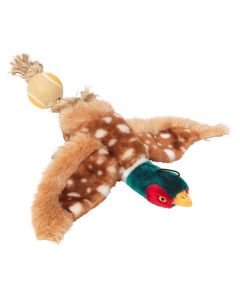 House of Paws Toy with Tennis Ball Tail - Pheasant