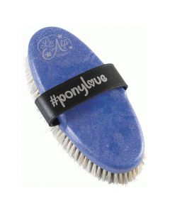 Haas Ponylove Fellglanz Brush - Blue Glitter