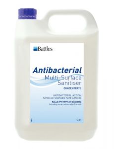 Battles Antibacterial Multi-Surface Sanitiser (Concentrate) - 5L