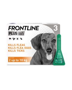 Frontline Plus Spot On For Small Dogs 2-10Kg - 3 Pipettes