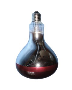 INTELEC HARD GLASS INFRA-RED HEAT BULB RUBY